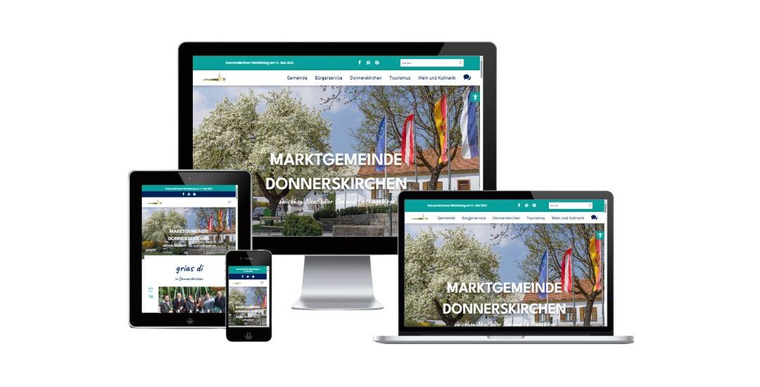 Neue Webseite der Marktgemeinde